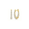 Gleaming Pavé Hoops