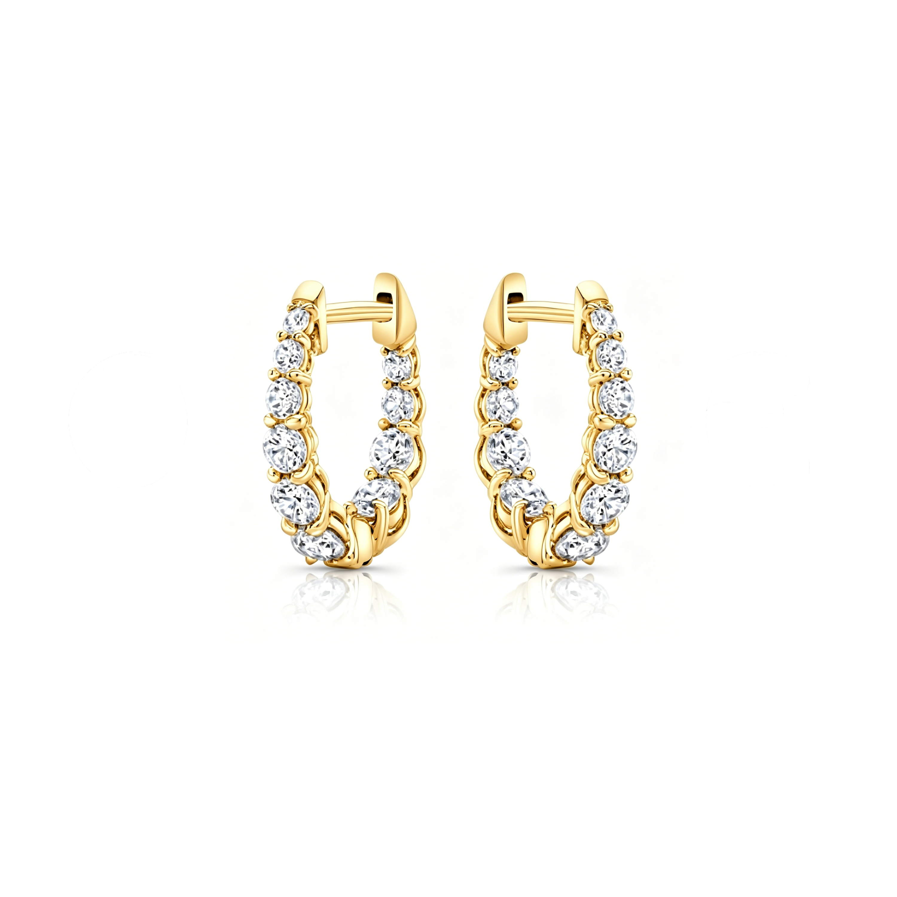 Gleaming Pavé Hoops