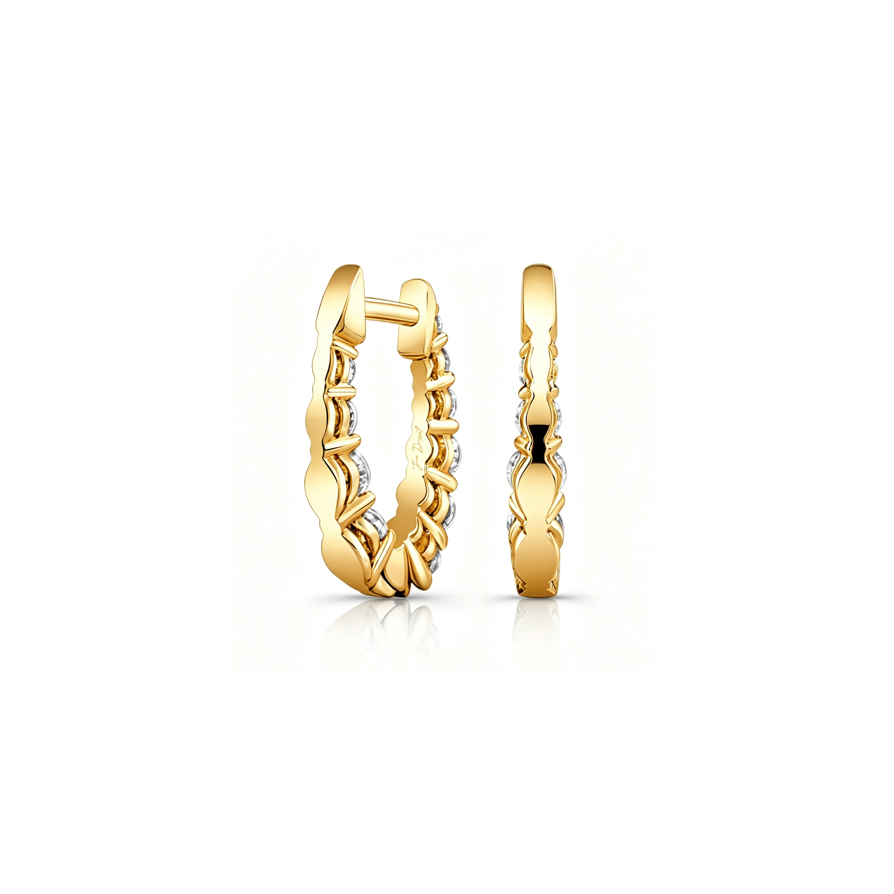 Gleaming Pavé Hoops