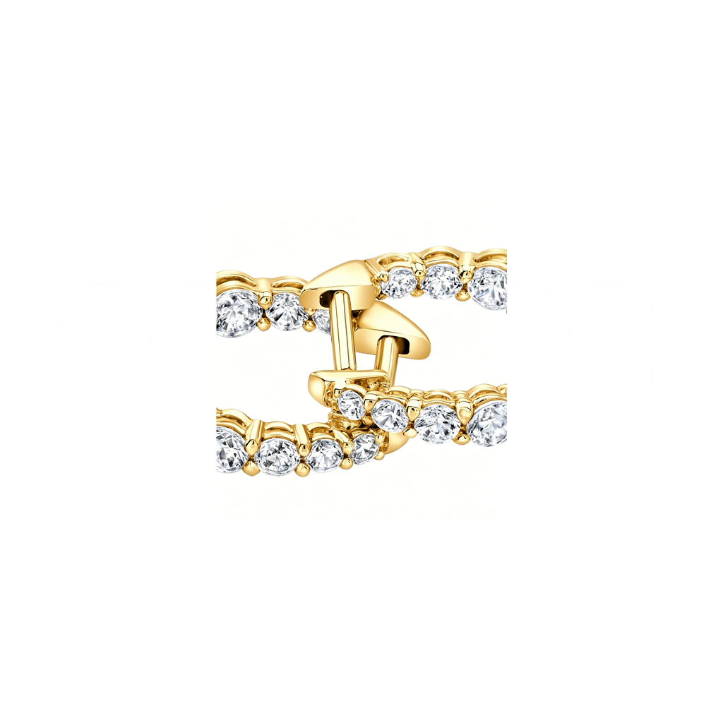 Gleaming Pavé Hoops