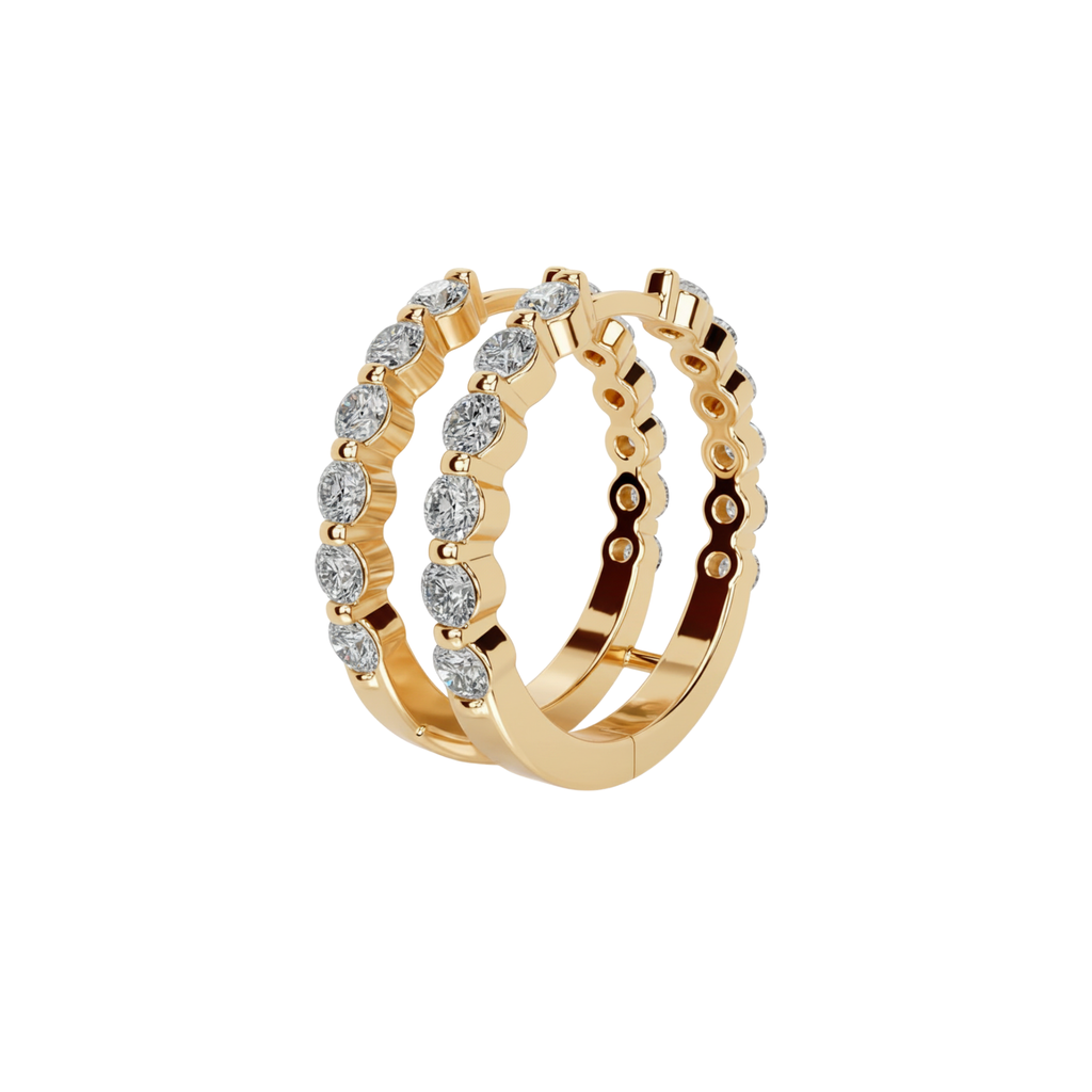 Round Diamond Stackable Ring