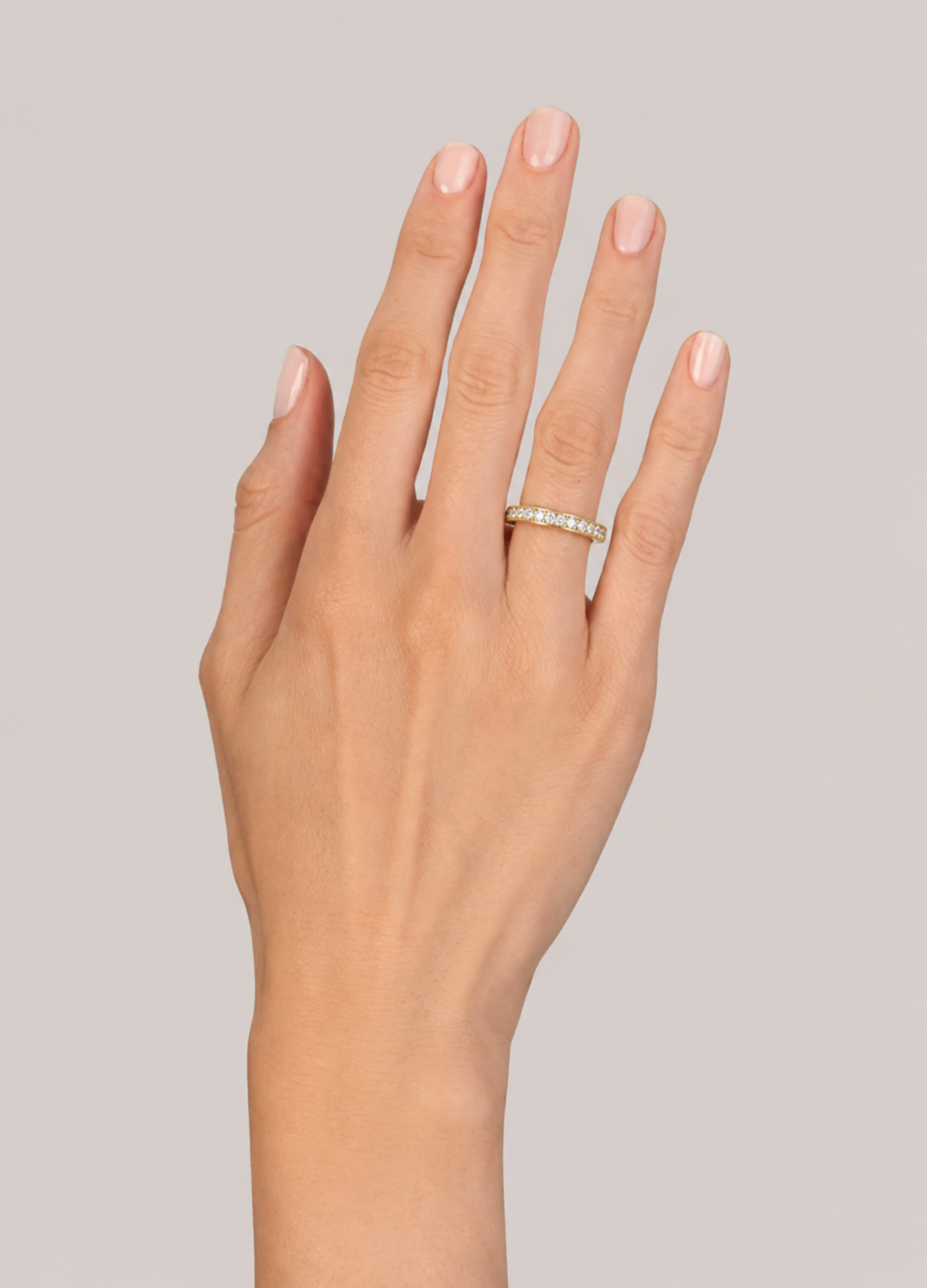 Milgrain Pavé Band
