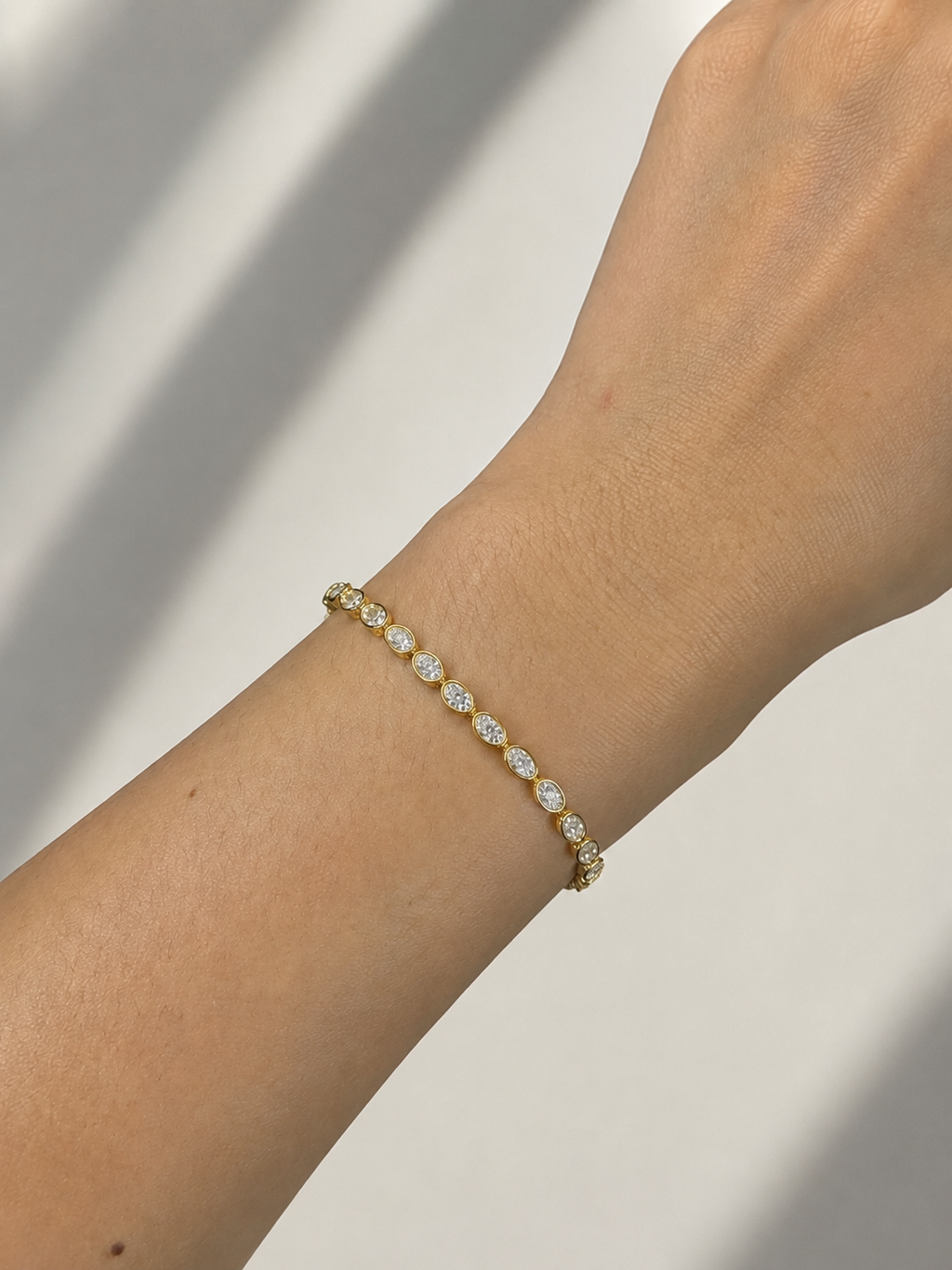 Eternal Amour Oval Tennis Bracelet