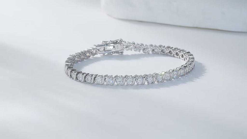 S-Link Wave Tennis Bracelet