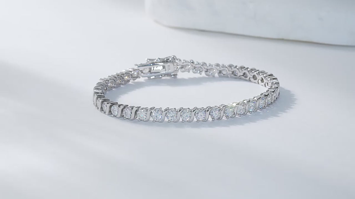 S-Link Wave Tennis Bracelet